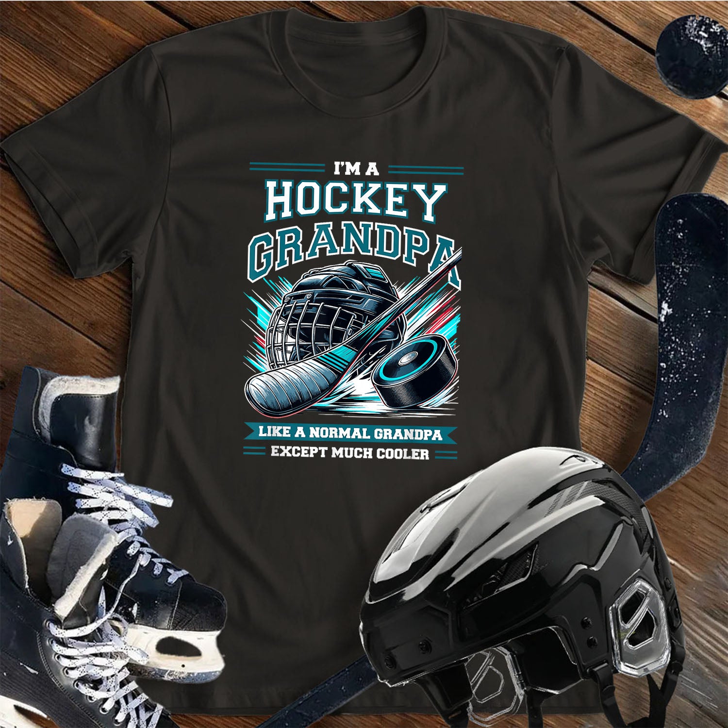 Grandpa Hockey T-Shirt