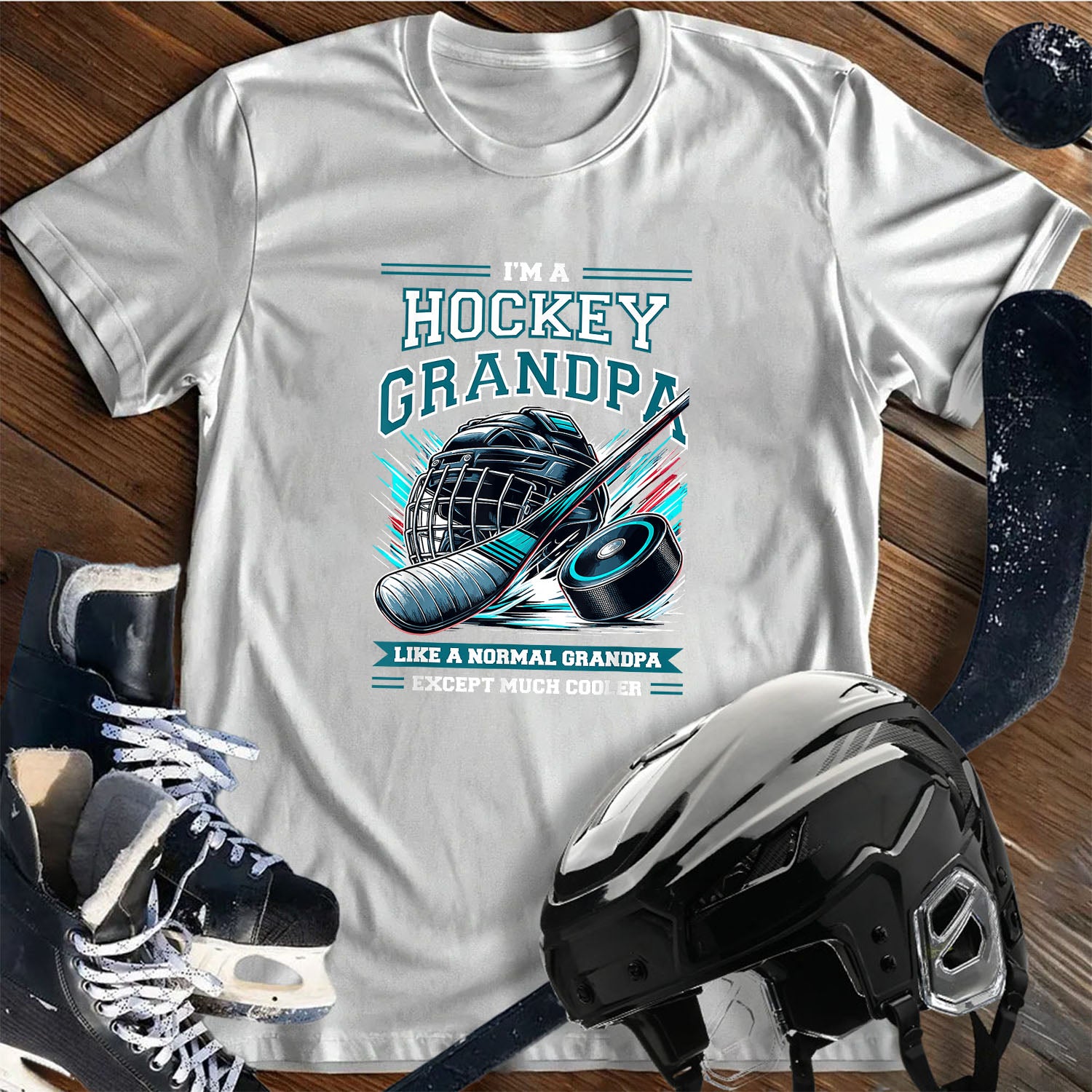 Grandpa Hockey T-Shirt