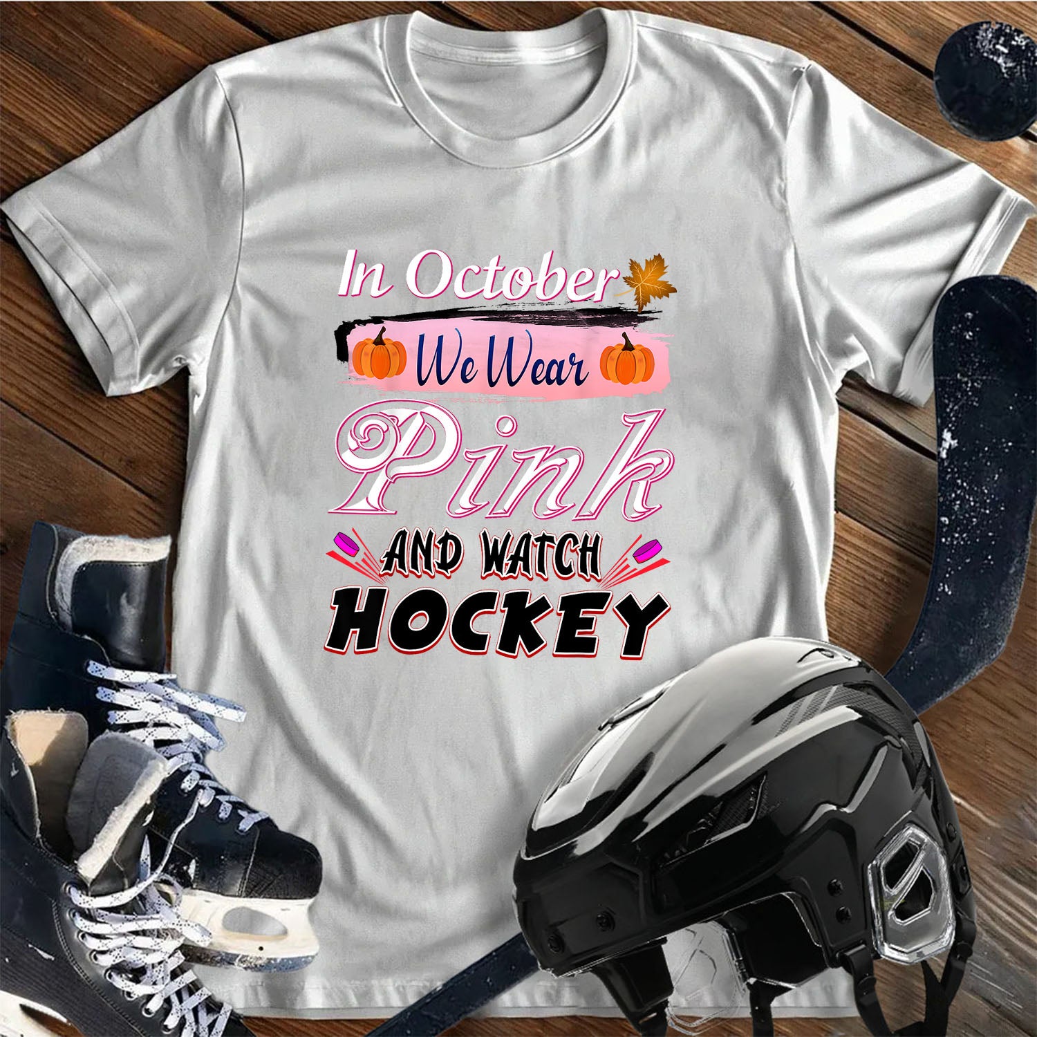 Pink Hockey T-Shirt