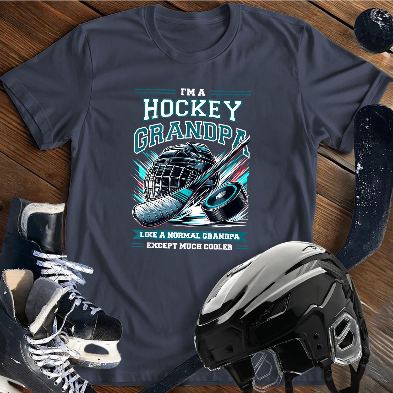 Grandpa Hockey T-Shirt