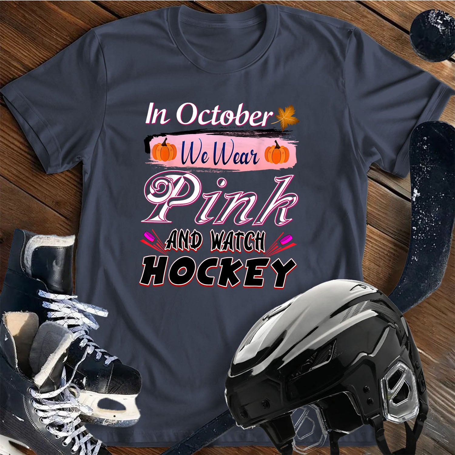Pink Hockey T-Shirt