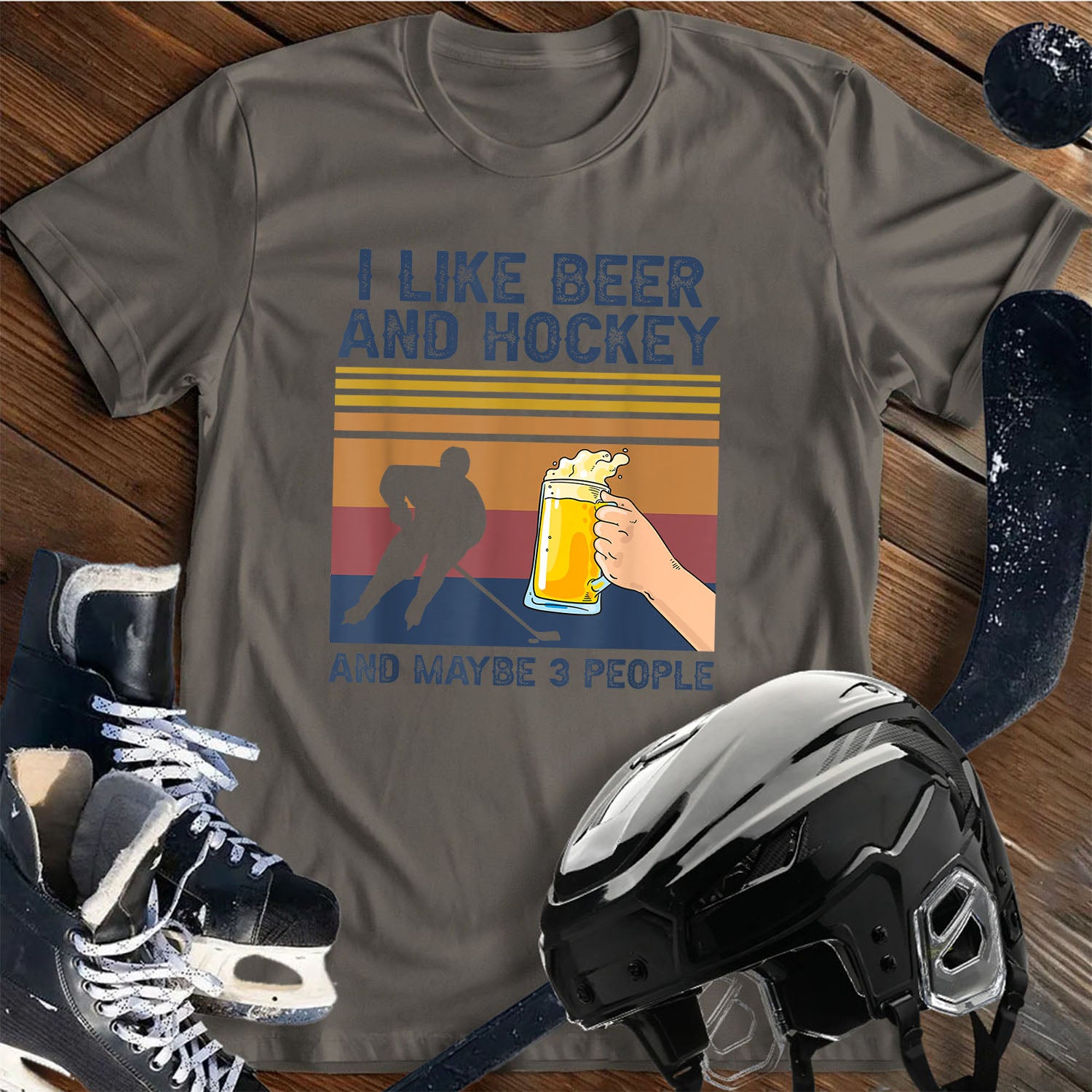 Beer Hockey T-Shirt