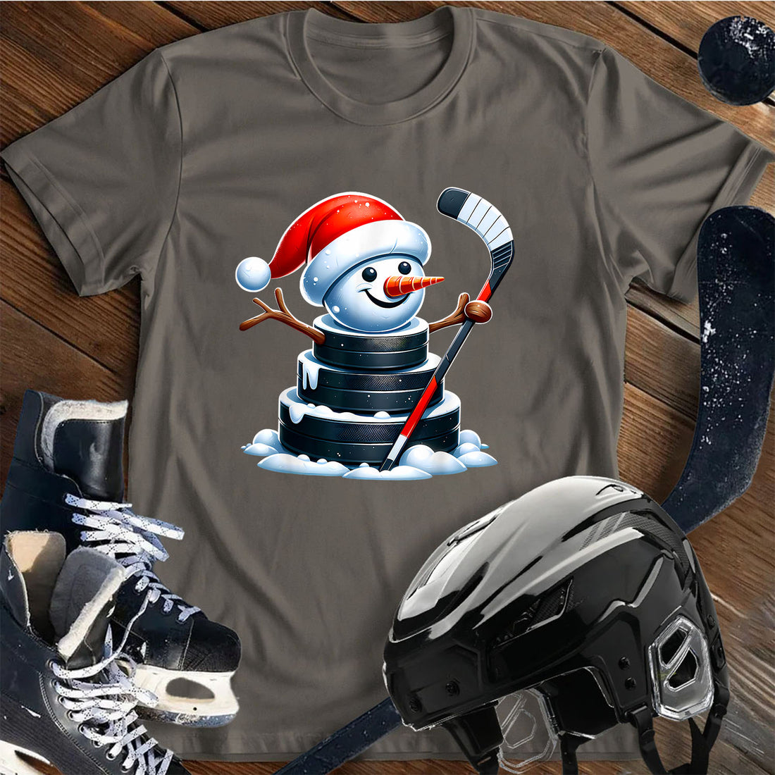 Puck Snowman T-Shirt