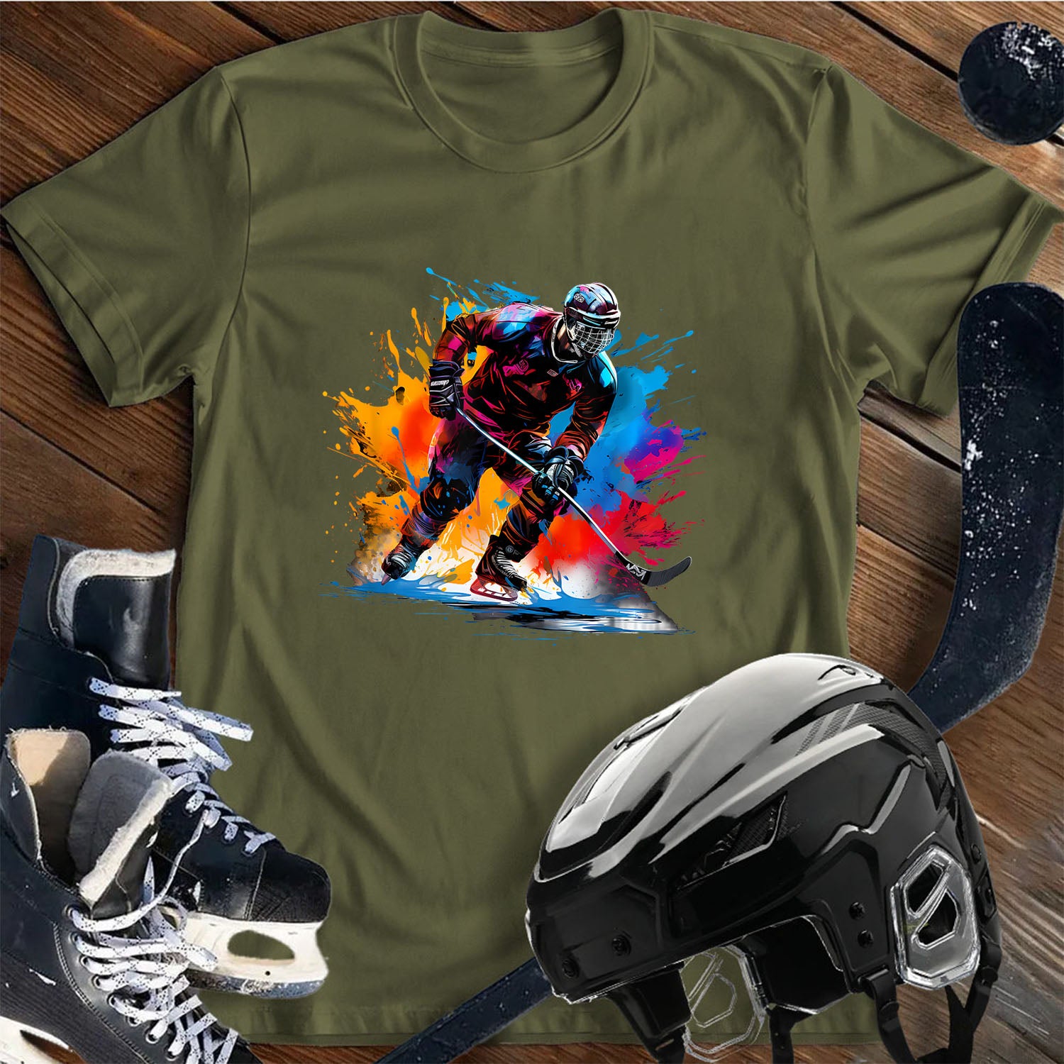 Colorful Hockey T-Shirt