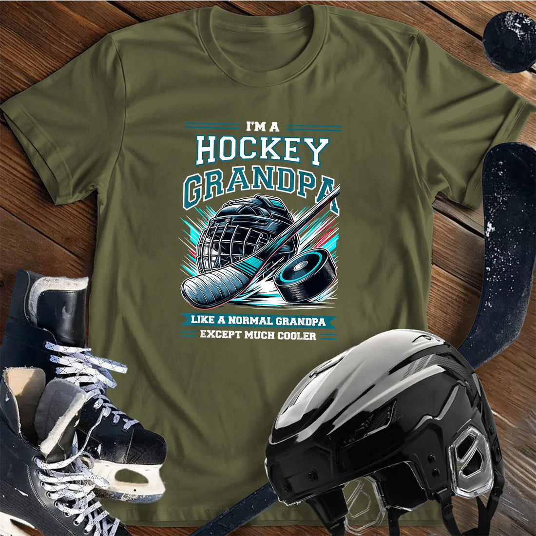 Grandpa Hockey T-Shirt